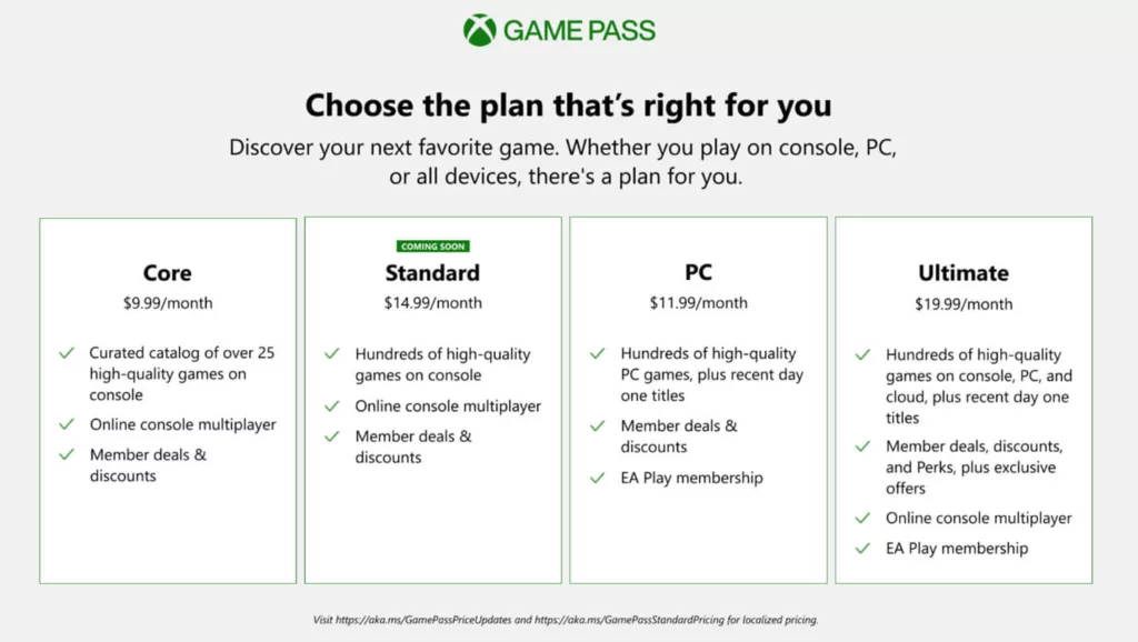 Xbox Game Pass plans available for Xbox Insiders