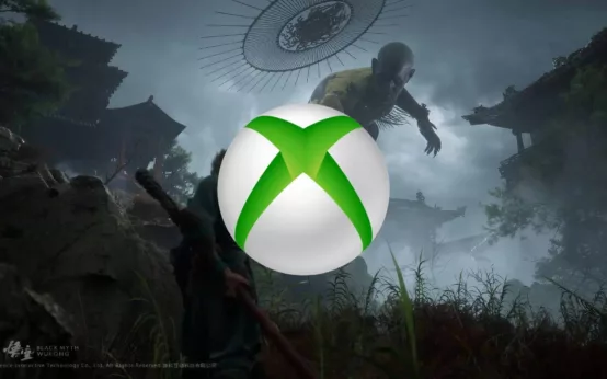 Screenshot of Black Myth: Wukong with the Xbox logo