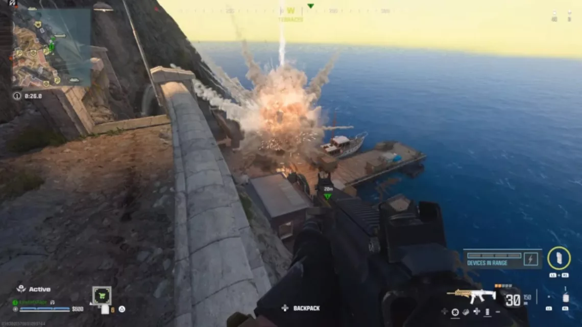 Screenshot of the Bunker Buster, disabled on Warzone due to cheaters